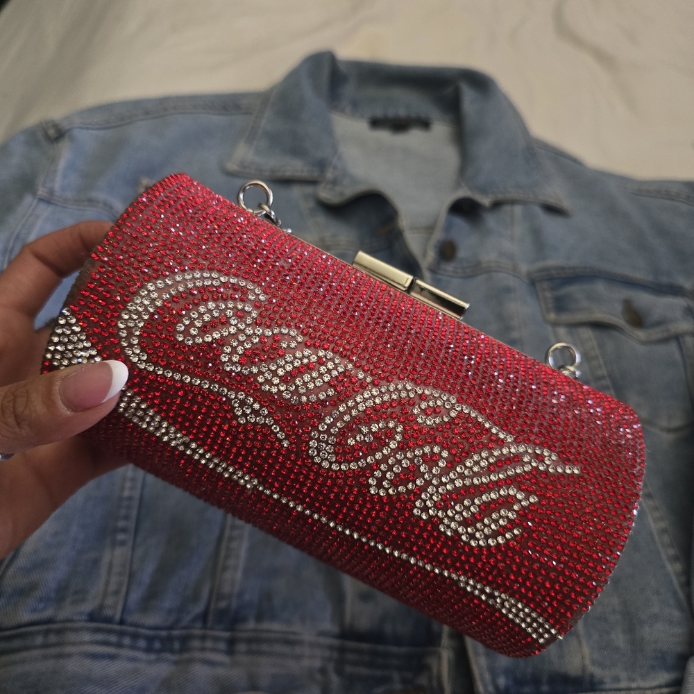 Coca Cola Rhinestone Bag - RARE - Picture 5 of 12